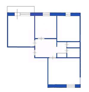 3-к квартира, вторичка, 63м2, 5/10 этаж