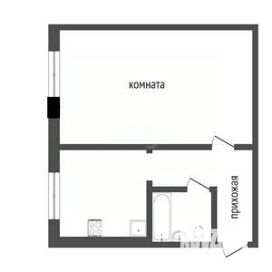 1-к квартира, вторичка, 31м2, 1/5 этаж