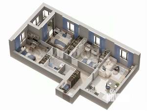 3-к квартира, вторичка, 67м2, 11/15 этаж