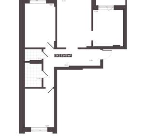 3-к квартира, вторичка, 83м2, 4/16 этаж