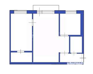 2-к квартира, вторичка, 43м2, 5/5 этаж