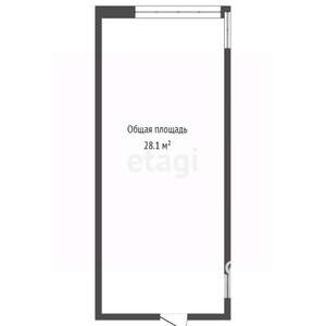 Студия квартира, вторичка, 28м2, 7/7 этаж