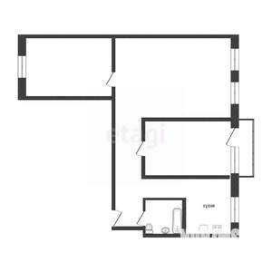 3-к квартира, вторичка, 70м2, 4/5 этаж