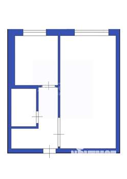 1-к квартира, вторичка, 31м2, 1/5 этаж