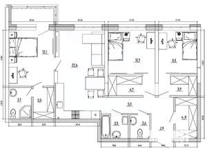 4-к квартира, вторичка, 99м2, 5/8 этаж