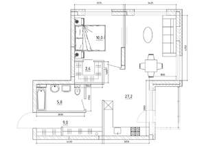 3-к квартира, вторичка, 61м2, 3/15 этаж