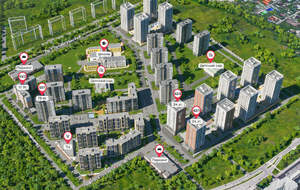 2-к квартира, сданный дом, 58м2, 4/12 этаж