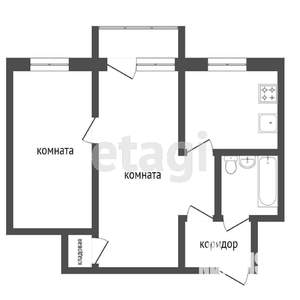 2-к квартира, вторичка, 41м2, 2/5 этаж