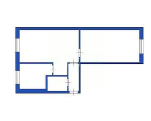 2-к квартира, вторичка, 46м2, 3/5 этаж