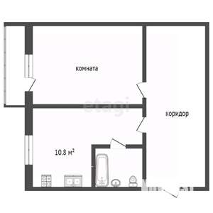 1-к квартира, вторичка, 46м2, 4/15 этаж