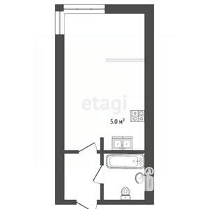 Студия квартира, вторичка, 27м2, 10/15 этаж