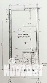 Студия квартира, вторичка, 27м2, 6/15 этаж