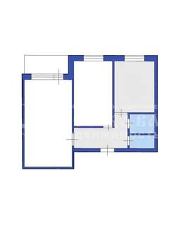 2-к квартира, вторичка, 44м2, 8/9 этаж