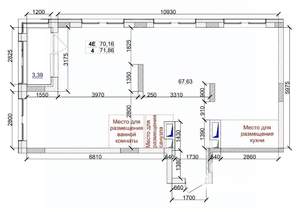 4-к квартира, вторичка, 72м2, 12/15 этаж