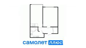 2-к квартира, вторичка, 51м2, 7/16 этаж