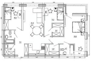 4-к квартира, вторичка, 102м2, 7/8 этаж