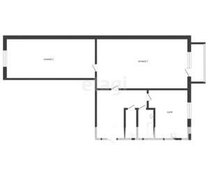 2-к квартира, вторичка, 43м2, 5/5 этаж