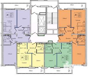 2-к квартира, вторичка, 68м2, 8/17 этаж