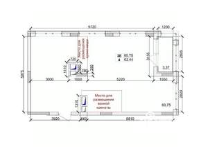 3-к квартира, вторичка, 62м2, 4/15 этаж