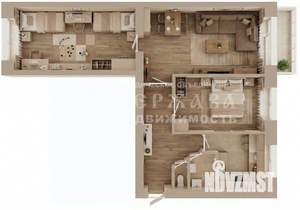 3-к квартира, вторичка, 62м2, 4/5 этаж