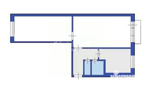 2-к квартира, вторичка, 45м2, 2/5 этаж