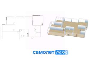 4-к квартира, вторичка, 131м2, 14/14 этаж
