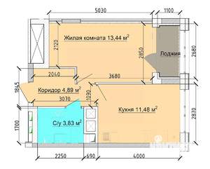 1-к квартира, строящийся дом, 36м2, 2/15 этаж