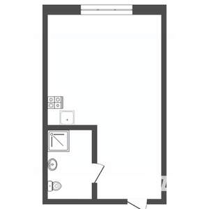 Студия квартира, вторичка, 16м2, 9/9 этаж