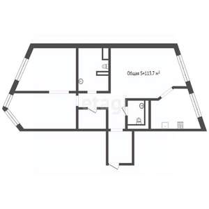 2-к квартира, вторичка, 107м2, 11/14 этаж
