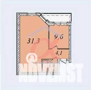 2-к квартира, вторичка, 49м2, 10/10 этаж