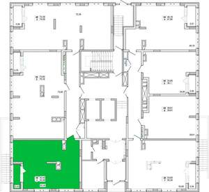3-к квартира, вторичка, 54м2, 1/15 этаж