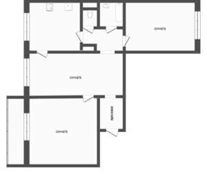 3-к квартира, вторичка, 67м2, 2/10 этаж