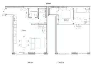 2-к квартира, вторичка, 74м2, 1/8 этаж