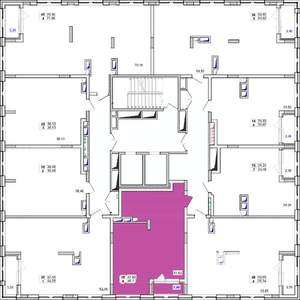 2-к квартира, вторичка, 49м2, 2/15 этаж