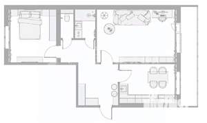 2-к квартира, вторичка, 59м2, 6/10 этаж