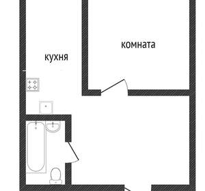 2-к квартира, вторичка, 32м2, 4/16 этаж