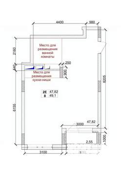 2-к квартира, вторичка, 49м2, 7/15 этаж