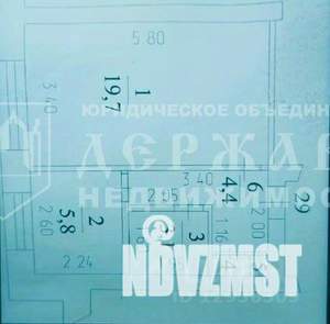 1-к квартира, вторичка, 34м2, 5/5 этаж