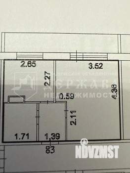 1-к квартира, вторичка, 26м2, 1/10 этаж