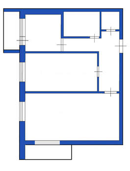 3-к квартира, вторичка, 61м2, 6/16 этаж