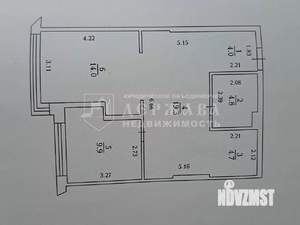 3-к квартира, вторичка, 57м2, 2/14 этаж