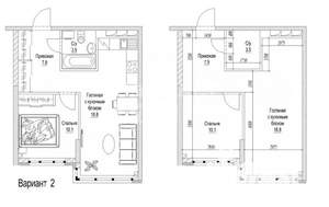 2-к квартира, вторичка, 43м2, 5/7 этаж