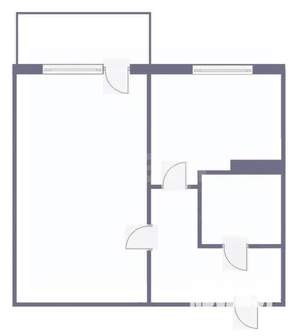 1-к квартира, вторичка, 32м2, 2/5 этаж