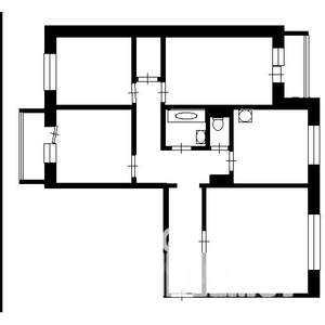 4-к квартира, вторичка, 79м2, 2/9 этаж
