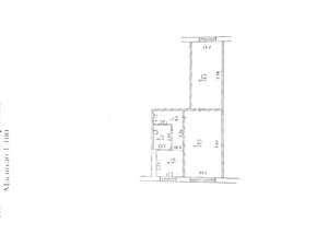 2-к квартира, вторичка, 44м2, 1/5 этаж