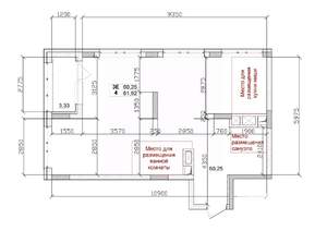 3-к квартира, вторичка, 60м2, 7/15 этаж
