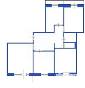 4-к квартира, вторичка, 74м2, 3/9 этаж