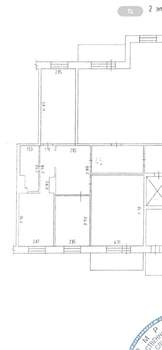 3-к квартира, вторичка, 62м2, 2/10 этаж