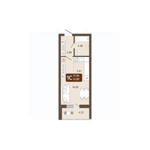 Студия квартира, вторичка, 31м2, 18/20 этаж