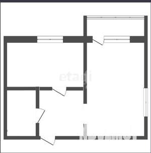 2-к квартира, вторичка, 54м2, 2/10 этаж